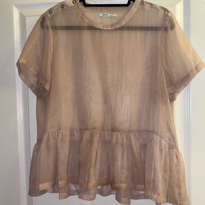 Kimchi Blue Peplum Top